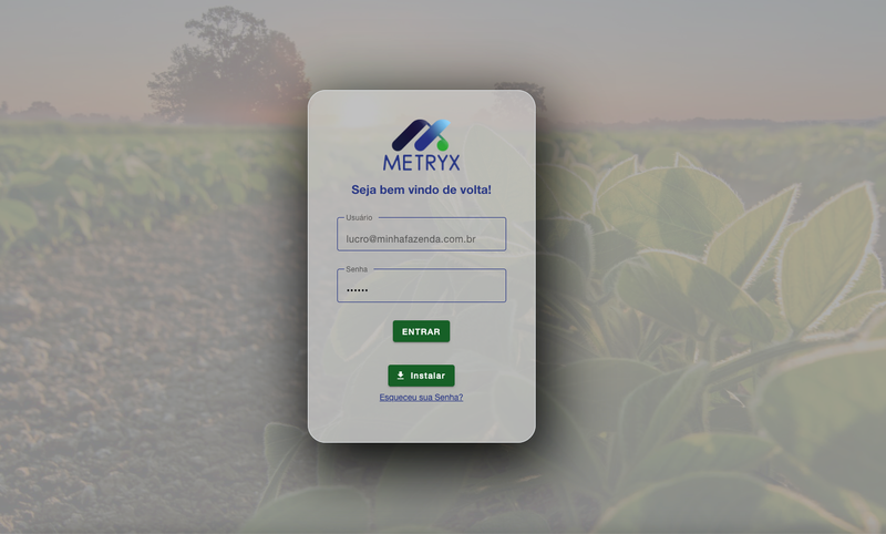 Aplicativo Metryx
